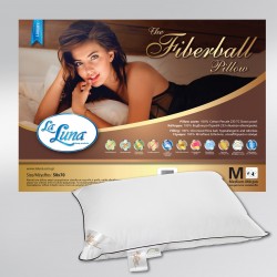 La Luna Μαξιλάρι Ύπνου Σιλικόνης Fiberball Firm 50x 70cm