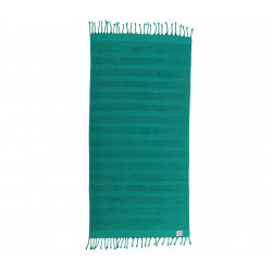 Nef-Nef Expression Πετσέτα Θαλάσσης Παρεό με Κρόσσια σε Πράσινο χρώμα 160x80cm