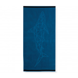 Nef-Nef No Fear Πετσέτα Θαλάσσης σε Μπλε χρώμα 160x80cm