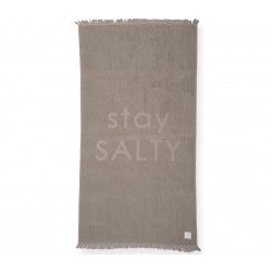 Nef-Nef Stay Salty Πετσέτα Θαλάσσης Taupe 170x90cm