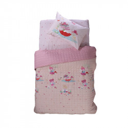 Nef-Nef Κουβερλί Spring Fairies 180x220cm Pink