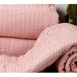 Kentia Soho Κουβέρτα Πικέ Υπέρδιπλη 230x240 Dusty Pink 140
