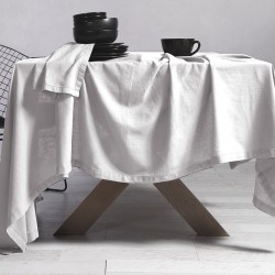 Nef-Nef Τραπεζομάντηλο 150x250 Cotton-Linen White
