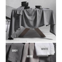 Nef-Nef Τραπεζομάντηλο 150x250 Cotton-Linen Grey